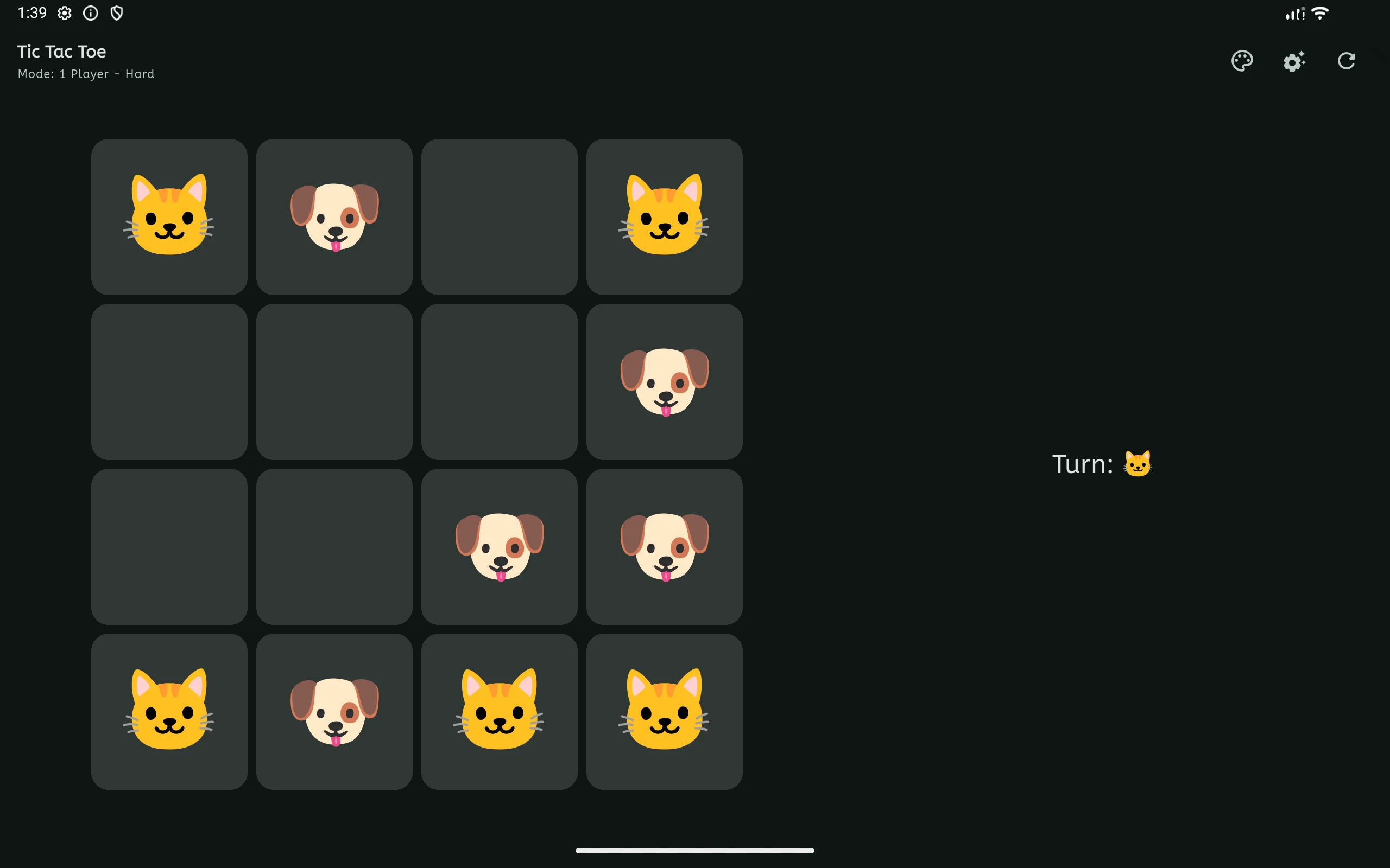 Tic Tac Toe: 3x3, 4x4 & Emoji screenshot